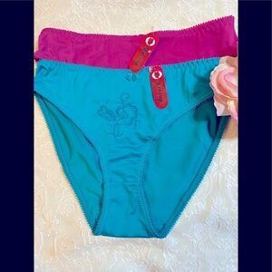 Lacy assorted embroidery floral print Underwear